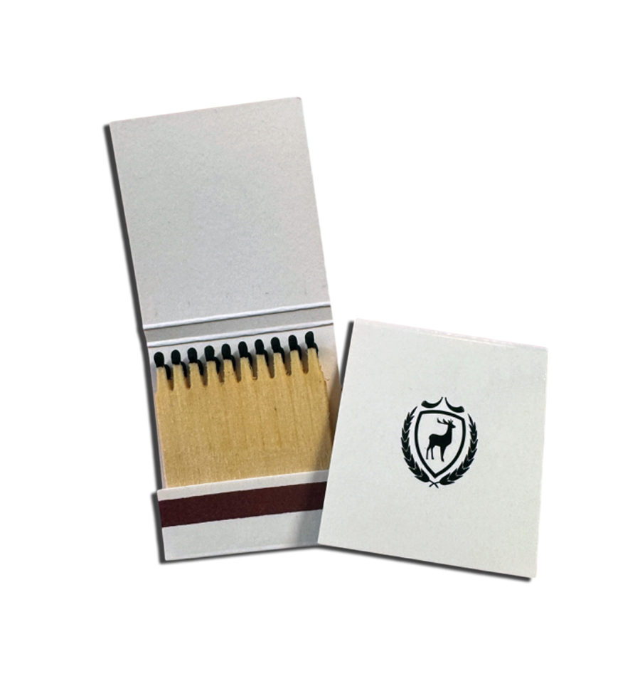 Bild Streichholzbriefchen Art. 106 mit Werbeaufdruck