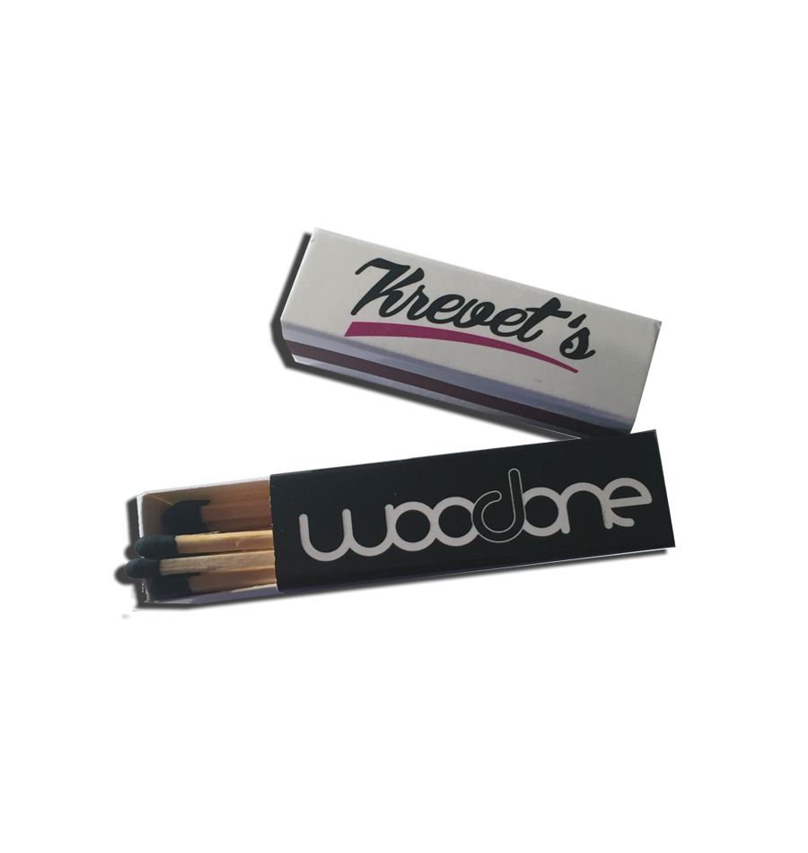 Bild Streichholzschachteln Art. 130 mit Werbeaufdruck